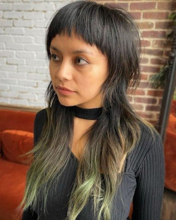 Micro Bangs with Long Layers