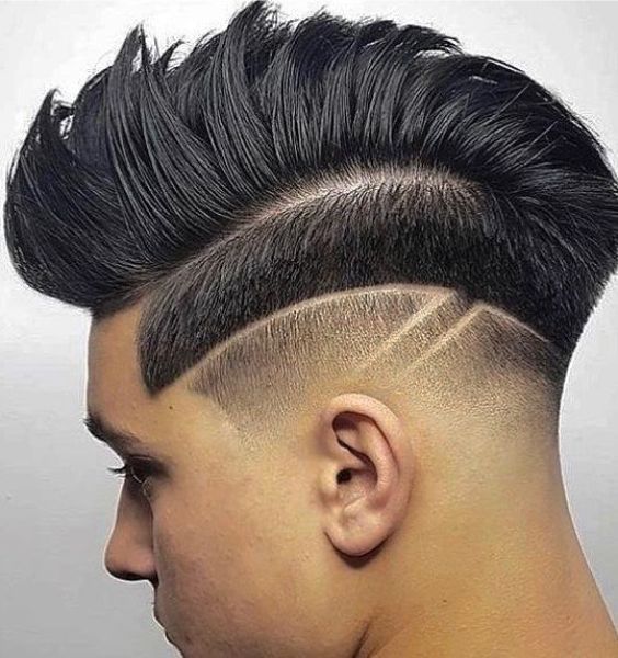 Mohawk Faux Hawk with Geometric Design