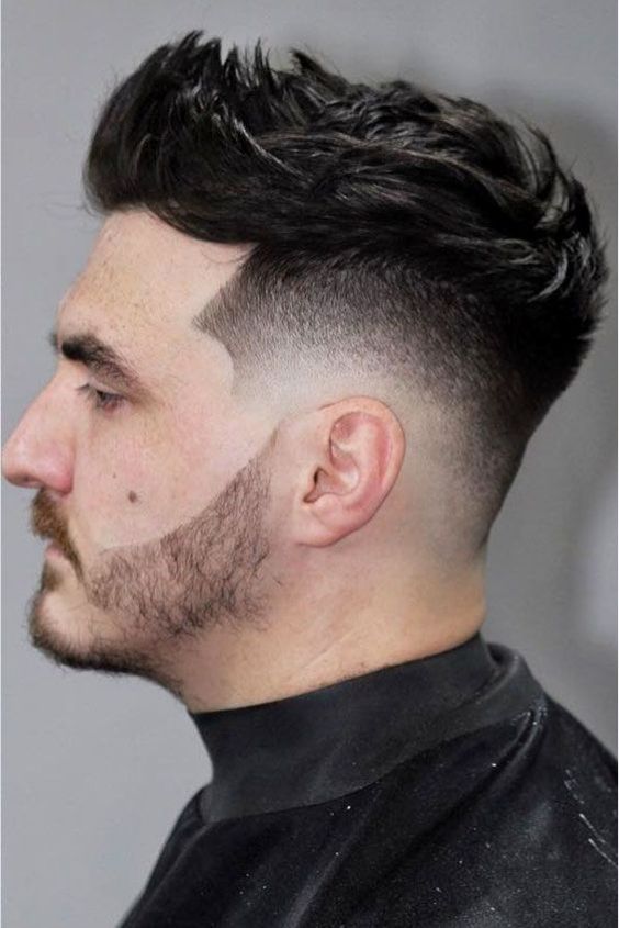 Mohawk Quiff Undercut Fade