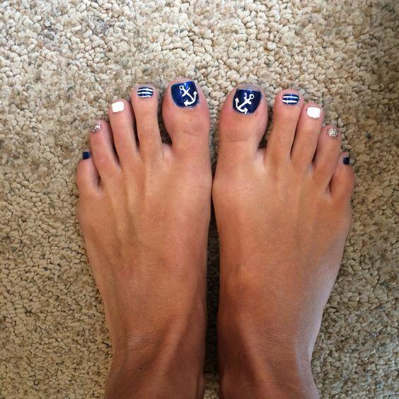 Nautical French Toes