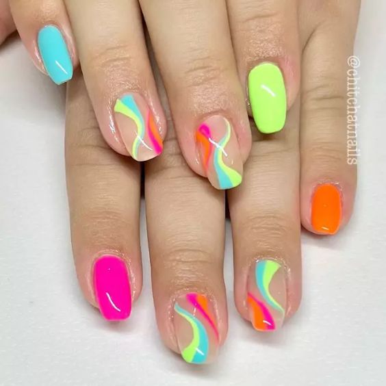 Neon Spirals