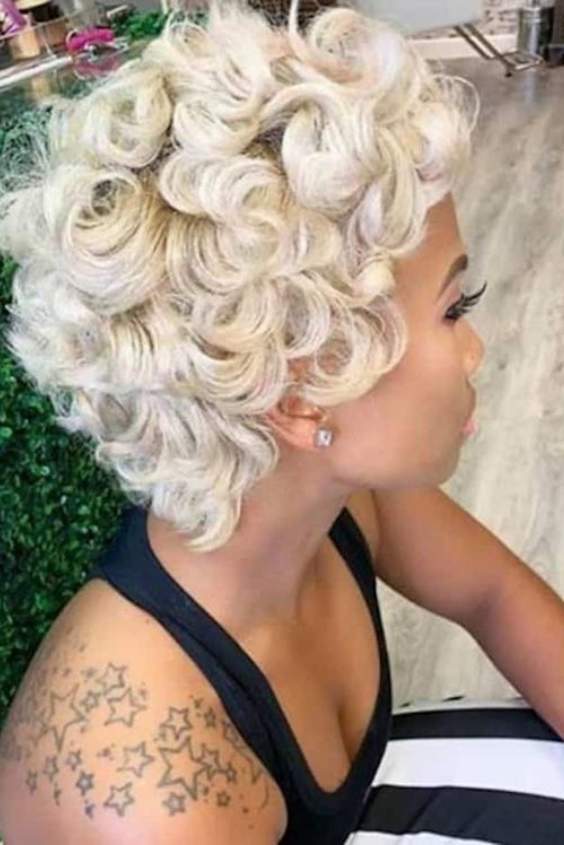 Pin Curls for Short Hair