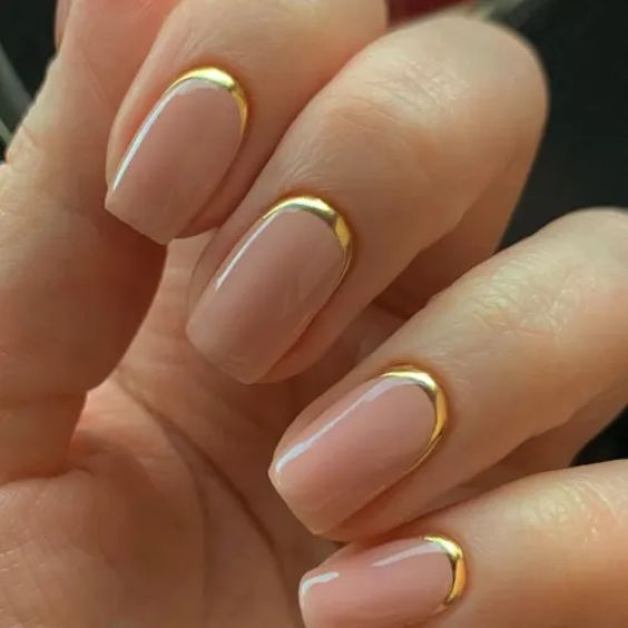 Reverse French Mani 