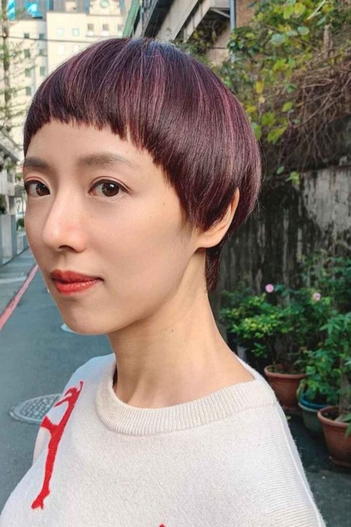 Short Bangs With Pixie Cut