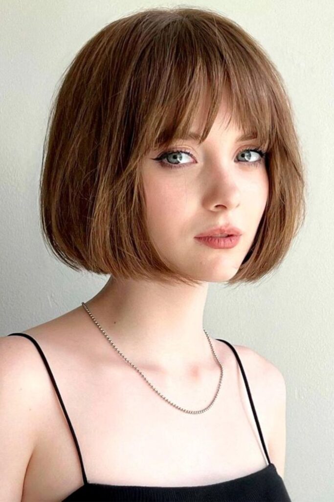 Short Bob With Bangs