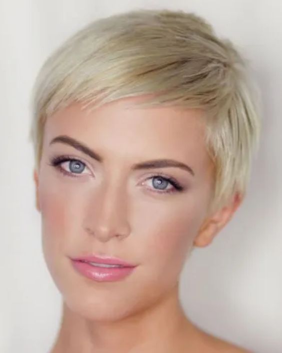 Side Swept Pixie Cut