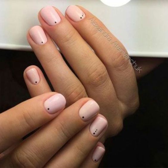 Simple Dots Nail Designs