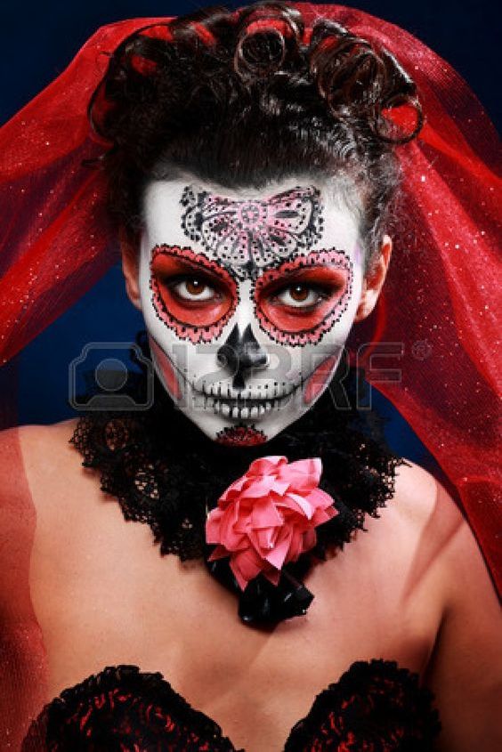 Skeleton Bride Makeup