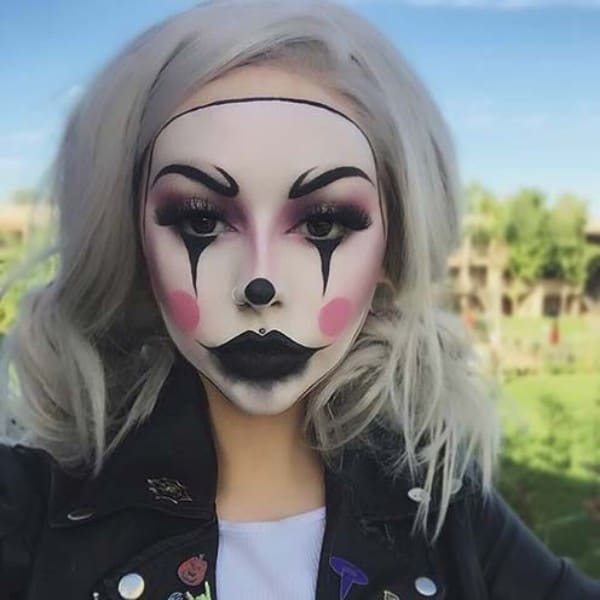 Skeleton Clown Makeup