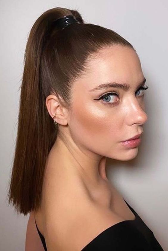 Sleek Ponytail