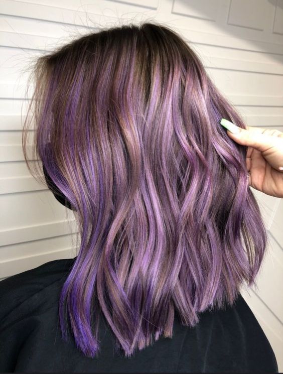 Smoky Amethyst Streaks