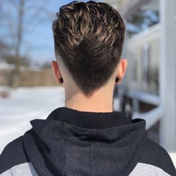 Spiky Faux Hawk with Fade