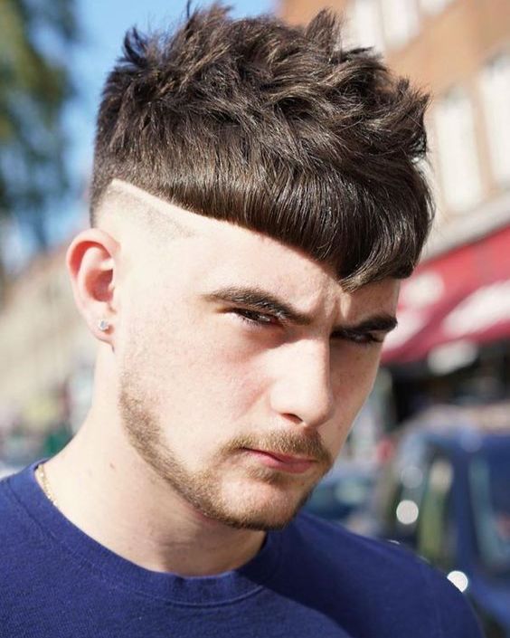 Spiky Hair with Light Beard Trim