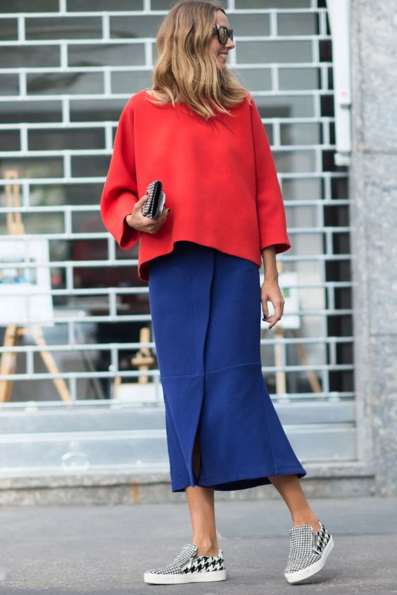 Structured Red and Blue Pieces