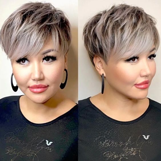 Stunning Bleached Pixie Cut