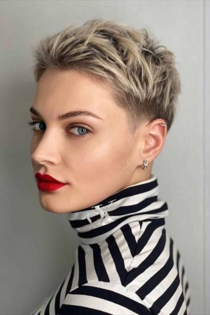 Textured Pixie Cut