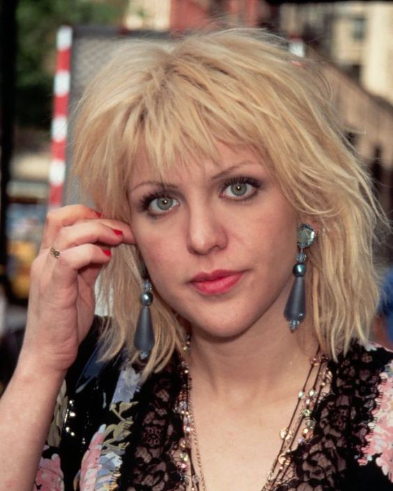 The Courtney Love Tousled Bob