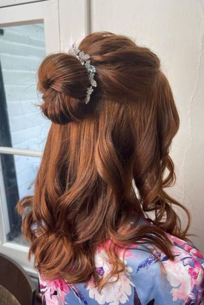 The Half-Up Top Knot