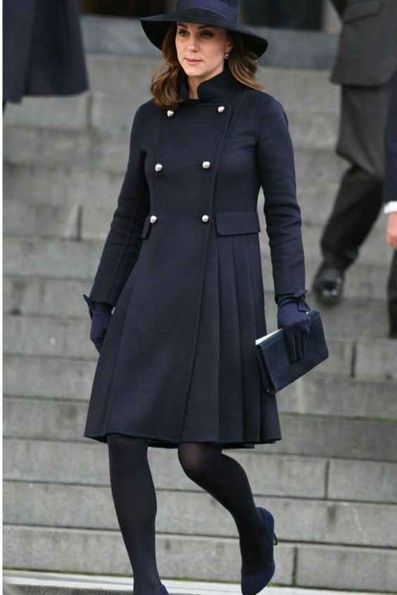 The Wrap Coat and Wide-Brimmed Hat