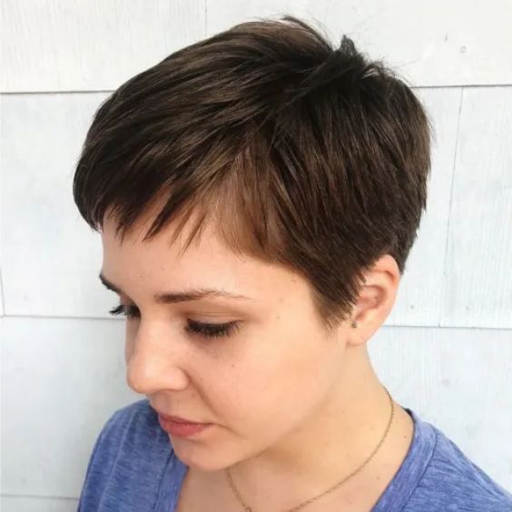 Tidy Textured Short Boyish Pixie Cut