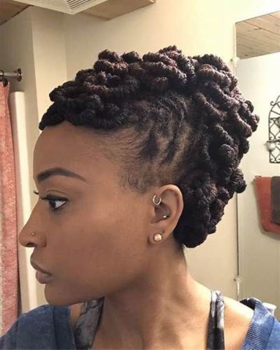 Twisted Dreadlocks Updo