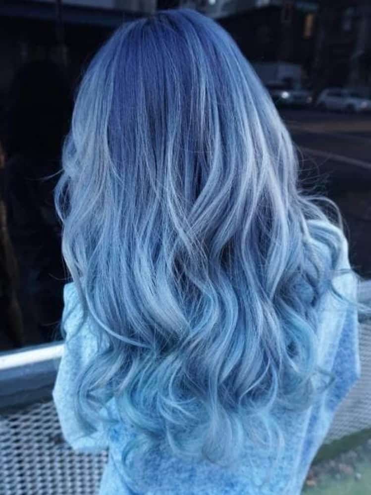 Unique Blue Style Fade Combo