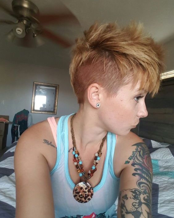 Messy Mohawk Pixie: Unconventional Fusion