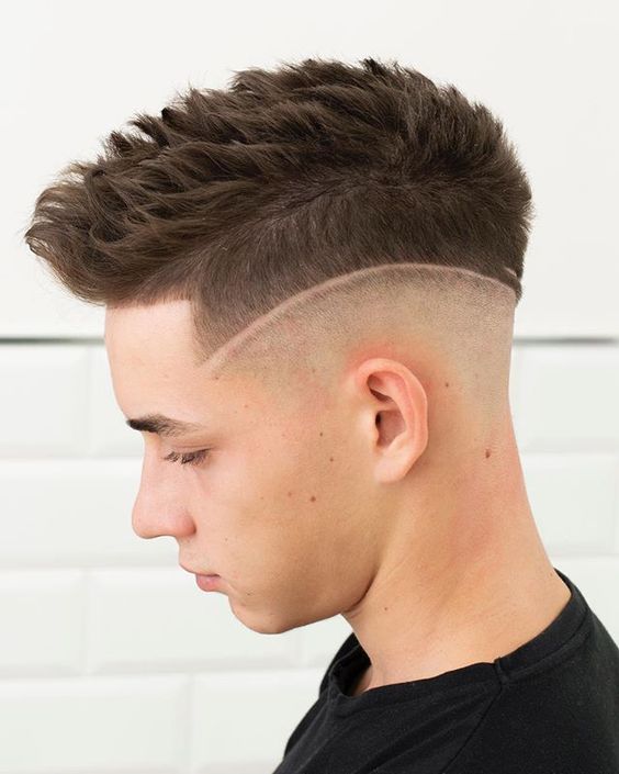 Faux Hawk with Disconnected Undercut