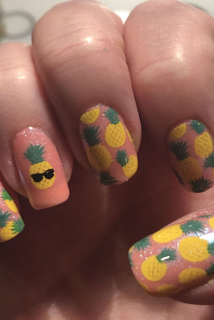 Vibrant Pineapples