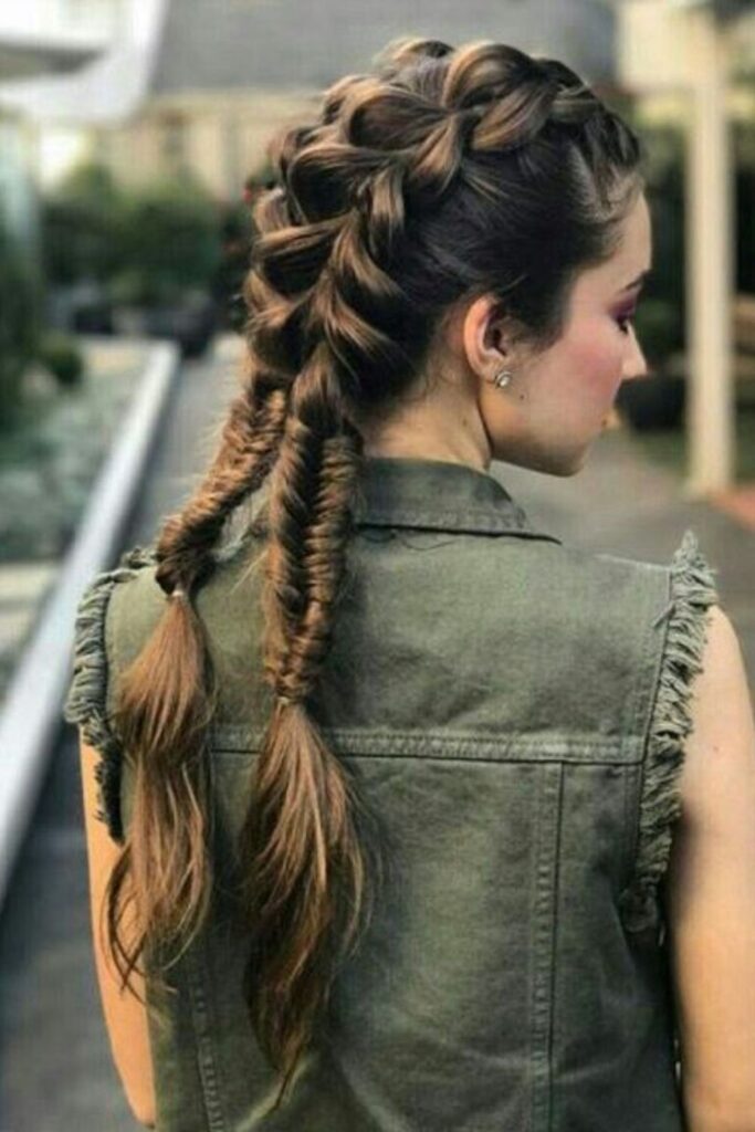 Viking Double Braids