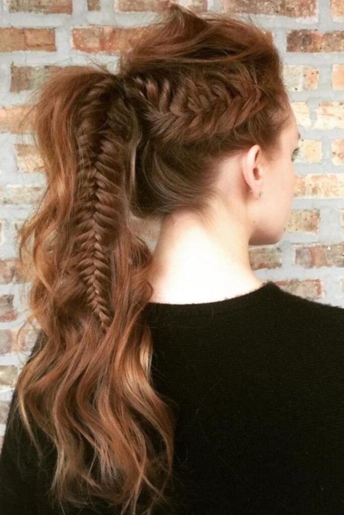 Viking Ponytail Braid