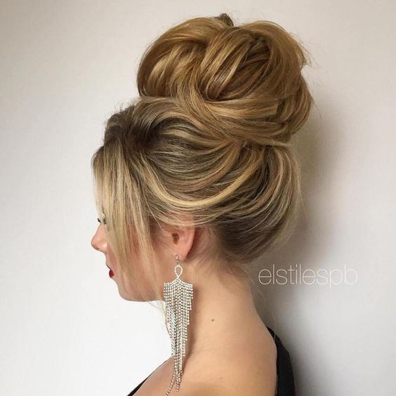 Voluminous High Bun