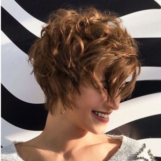 Wavy Pixie Cut