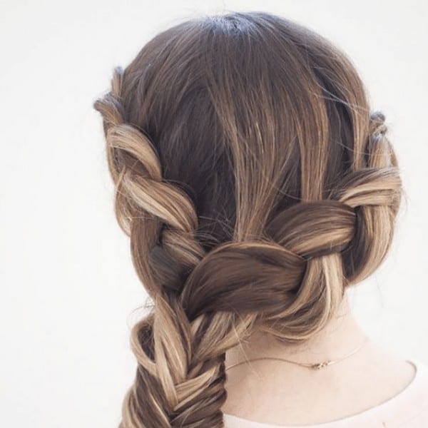 Wrapped Around Braided Fishtail