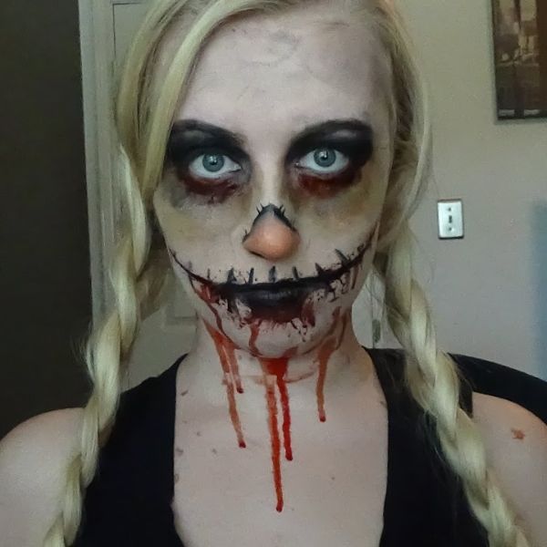 Zombie Scarecrow Makeup